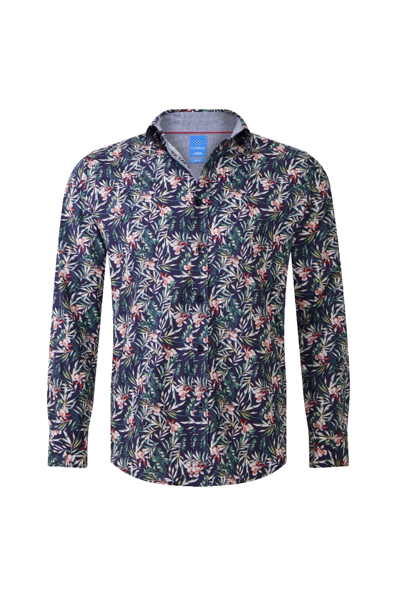 Flowermista Overhemd-L - Lureaux - Kleurrijke Print Overhemden