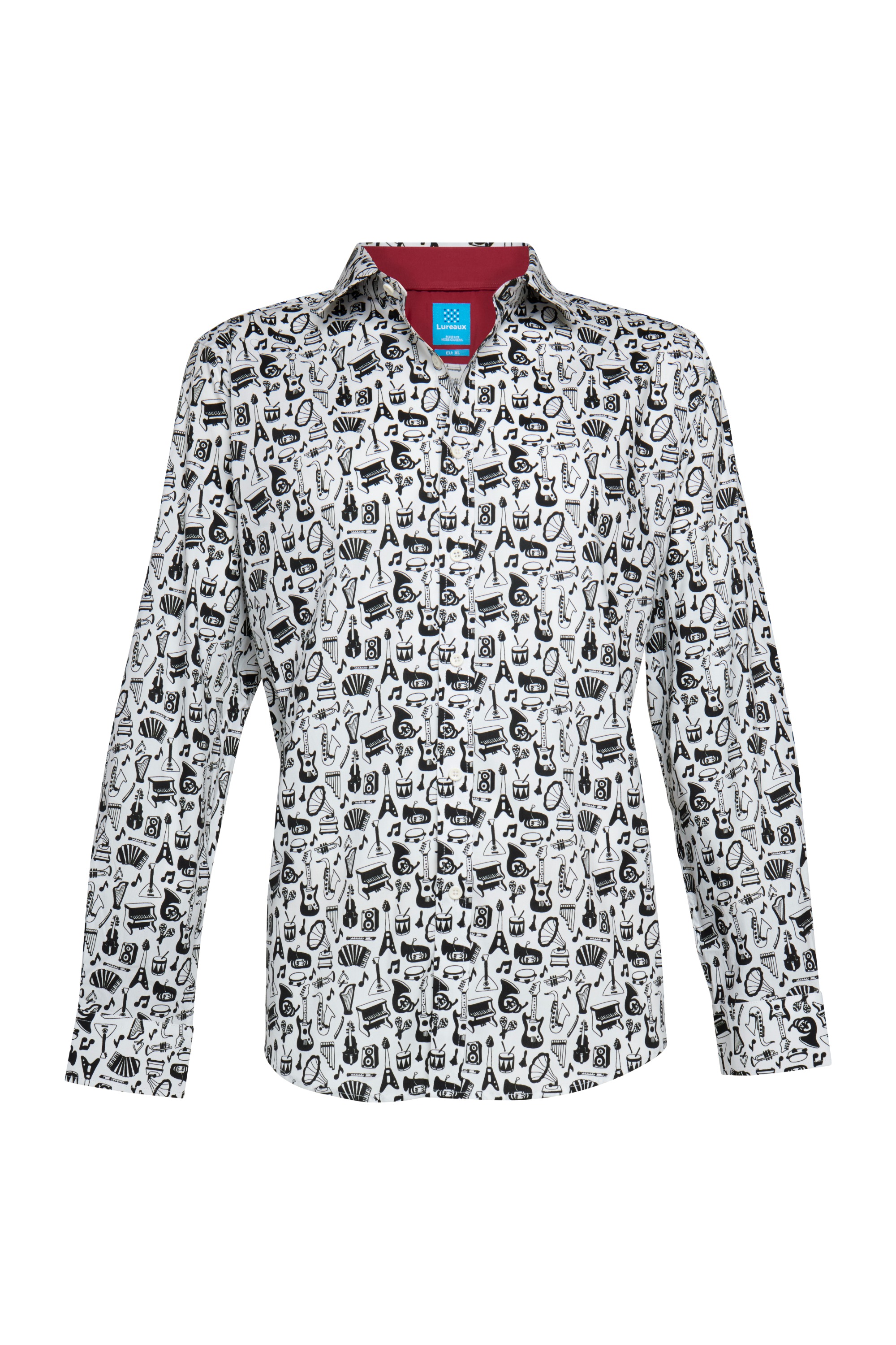 Melody Makers Overhemd XL - Lureaux - Handgemaakte Nette Schoenen Voor Heren