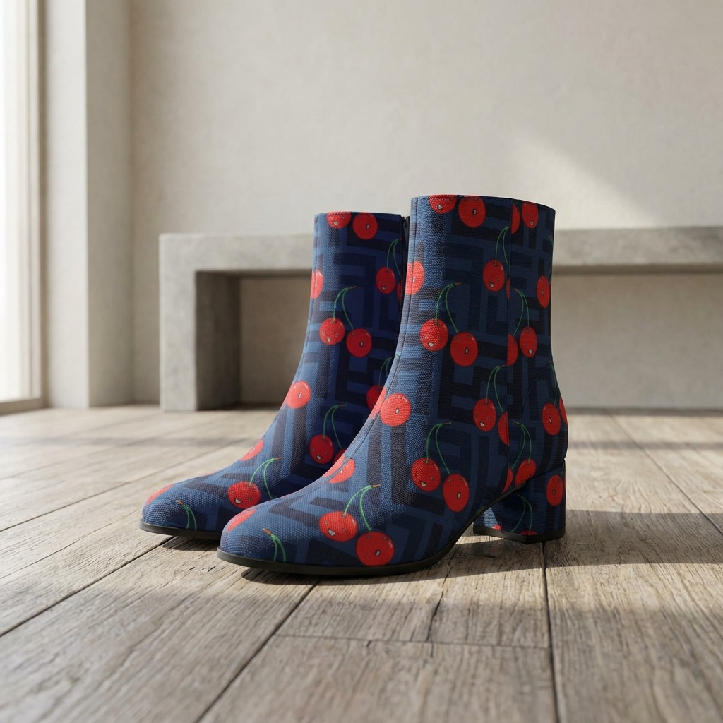 Cherry Chic Lady Boot Lureaux - Handgemaakte Nette Schoenen Voor Heren