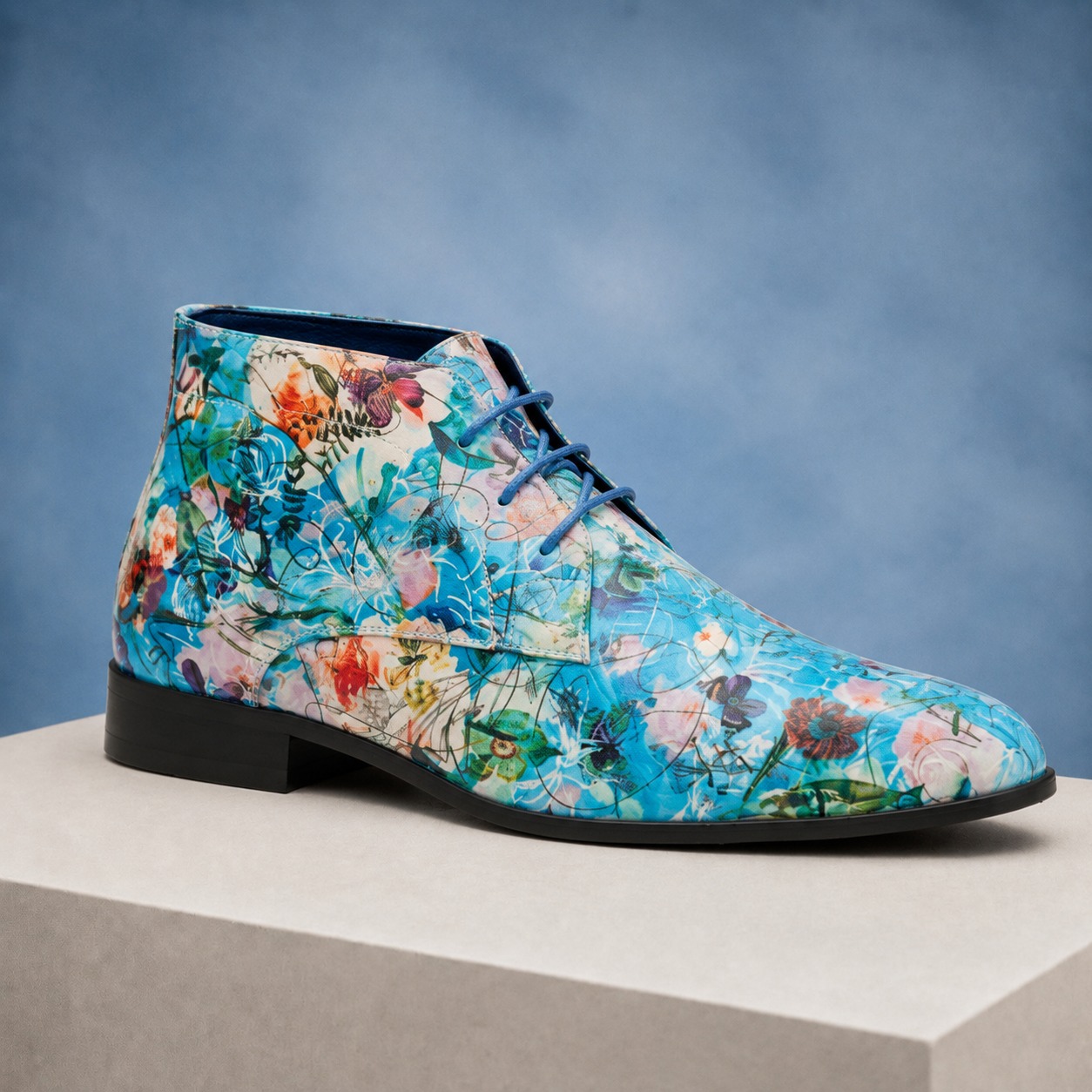 Azure Bloom High Lureaux - Handgemaakte Nette Schoenen Voor Heren