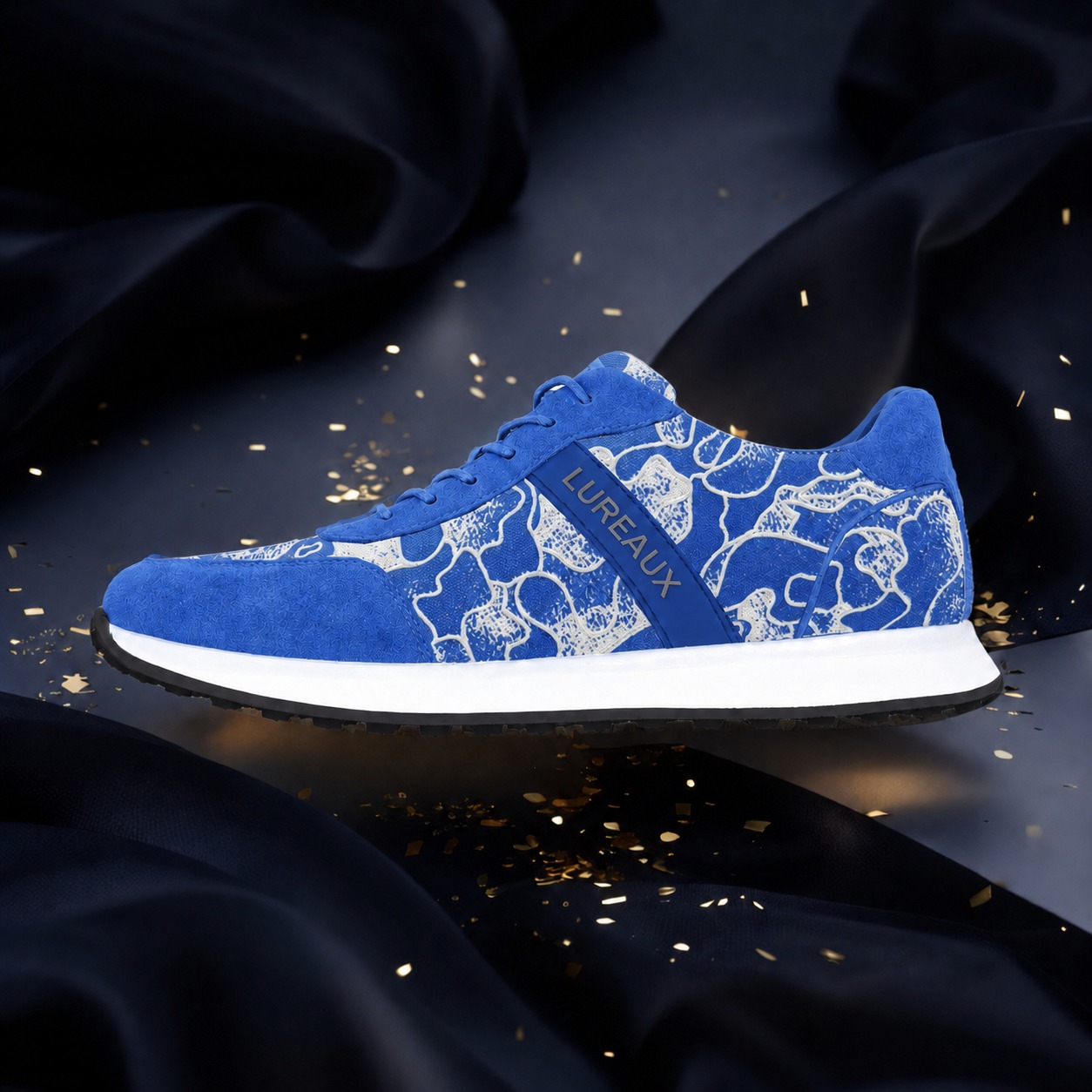 Blue Current Runner Lureaux - Handgemaakte Nette Schoenen Voor Heren