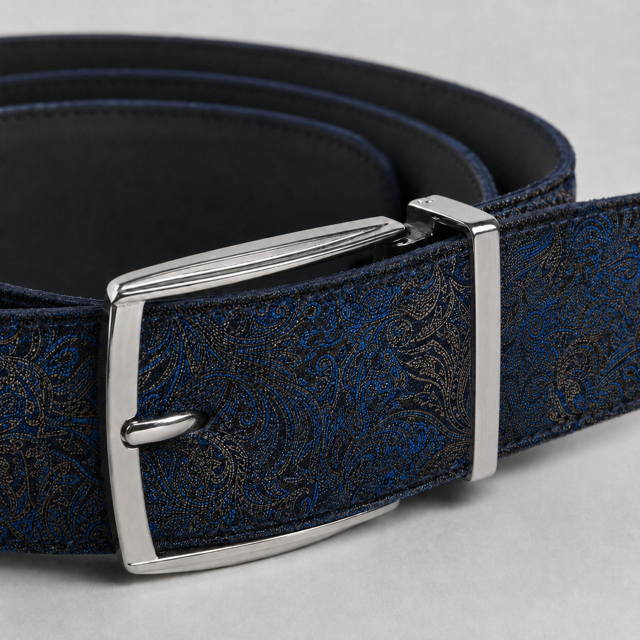 Lureaux Blue Monarch (Riem) - MADE-TO-ORDER  - Nette Riemen Voor Heren