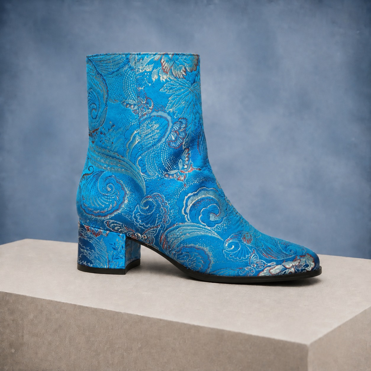 Blue Shadow Lady Boot Lureaux - Handgemaakte Nette Schoenen Voor Heren