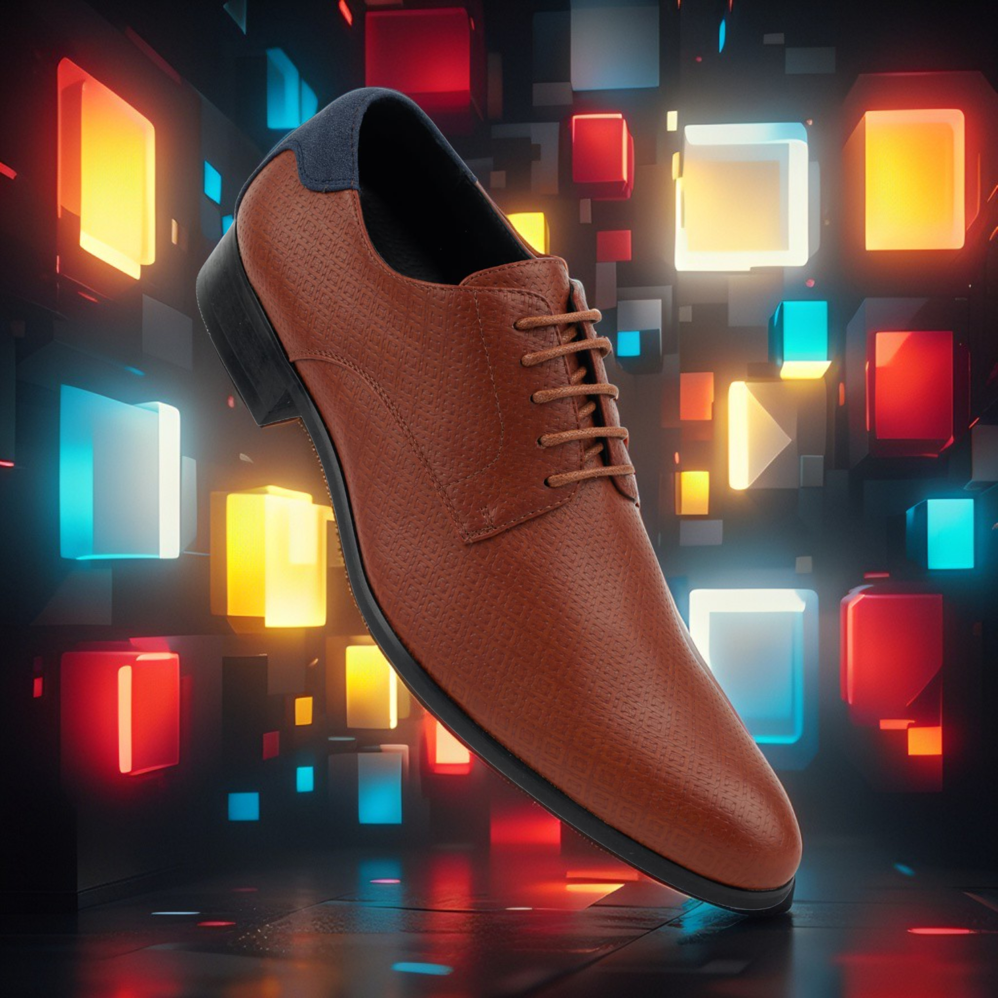 Cognac Royale Lureaux - Handgemaakte Nette Schoenen Voor Heren