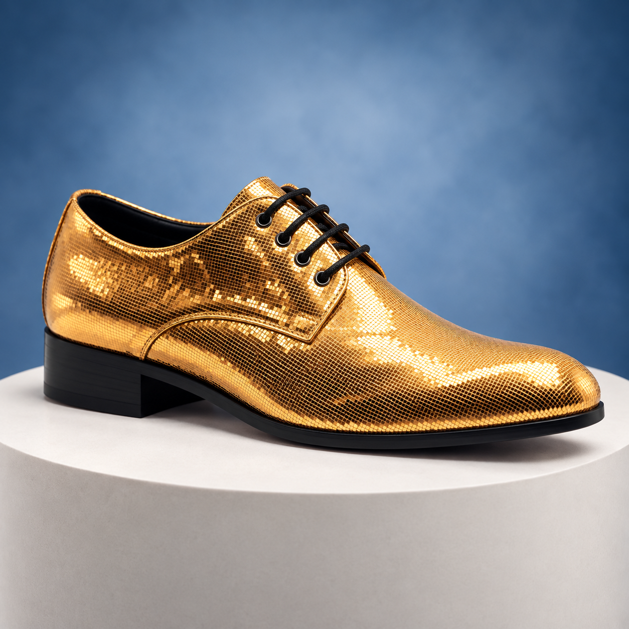Disco Gold - MADE-TO-ORDER Lureaux - Handgemaakte Nette Schoenen Voor Heren