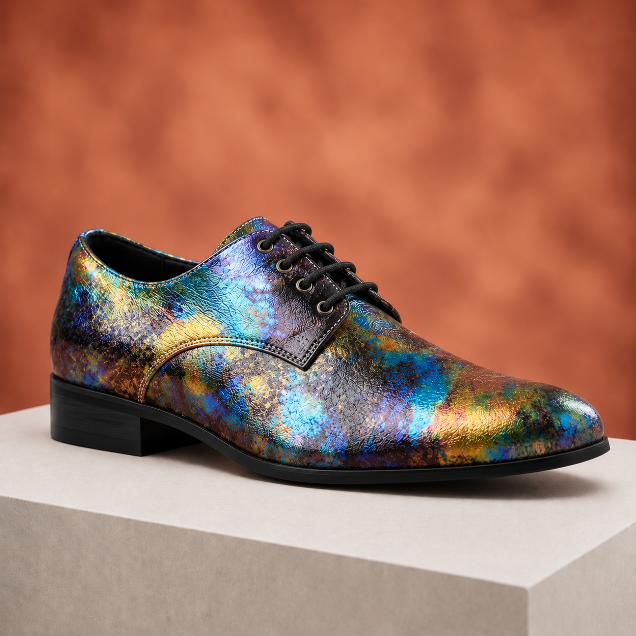 Galaxy Glow Lureaux - Handgemaakte Nette Schoenen Voor Heren