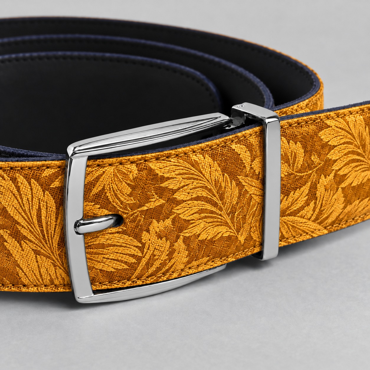 Golden Velvet Paisley (Riem) Lureaux - Nette Riemen Voor Heren