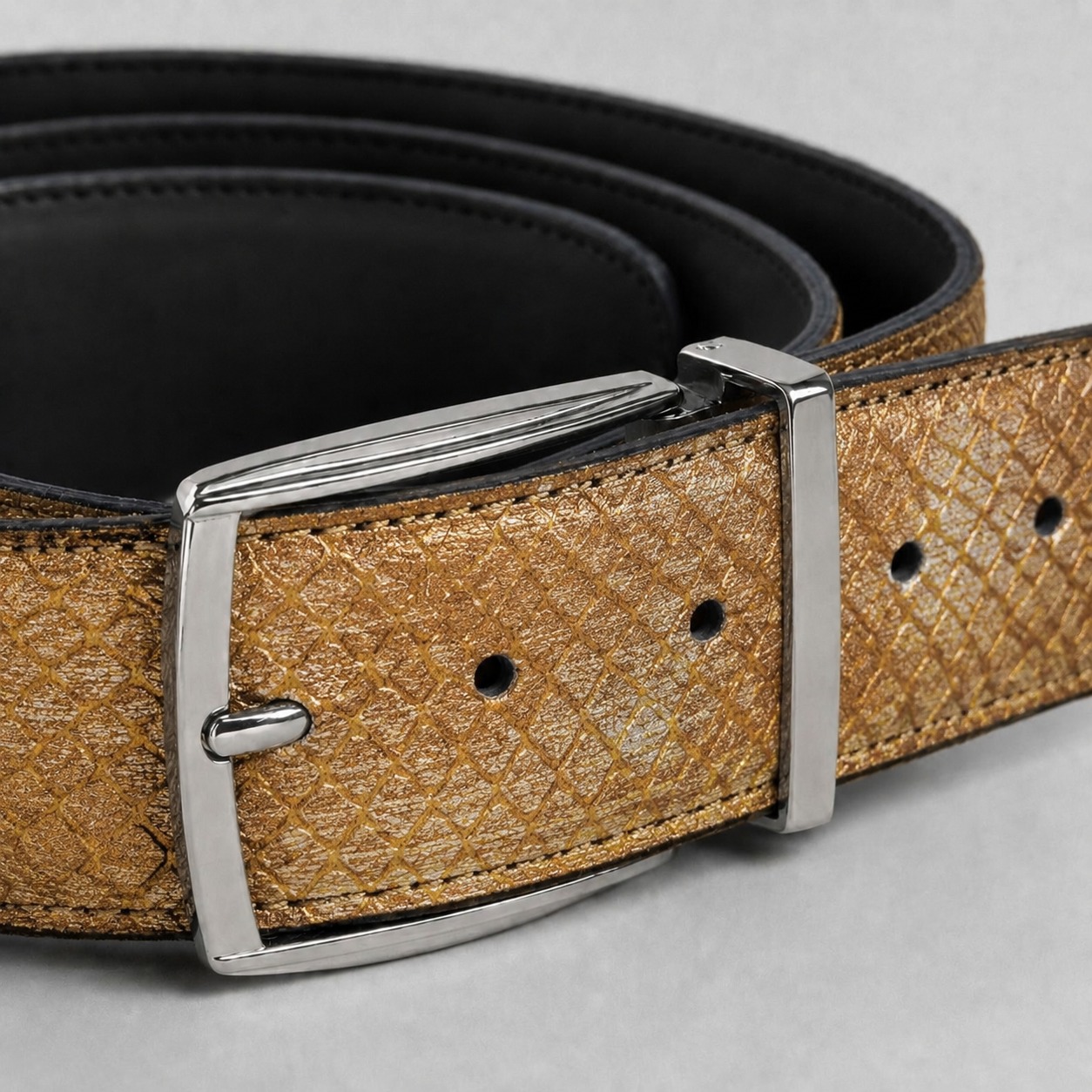 Golden Viper (Riem) - One Size Lureaux - Nette Riemen Voor Heren