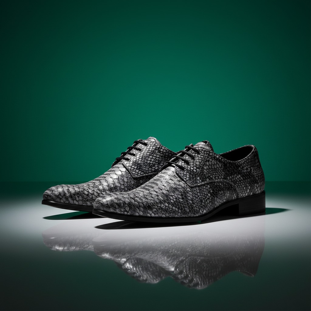 Granite Python Lureaux - Handgemaakte Nette Schoenen Voor Heren