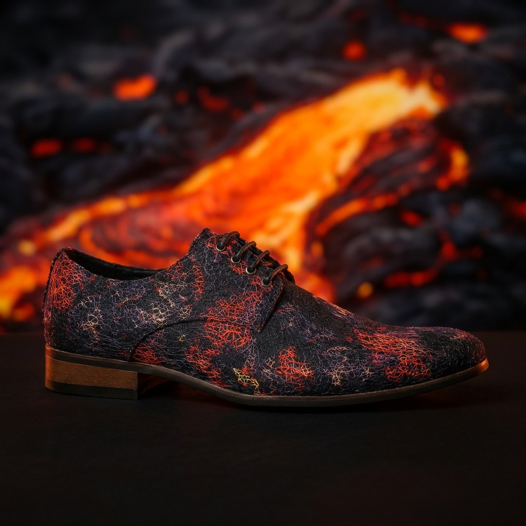 Inferno Magma Lureaux - Handgemaakte Nette Schoenen Voor Heren