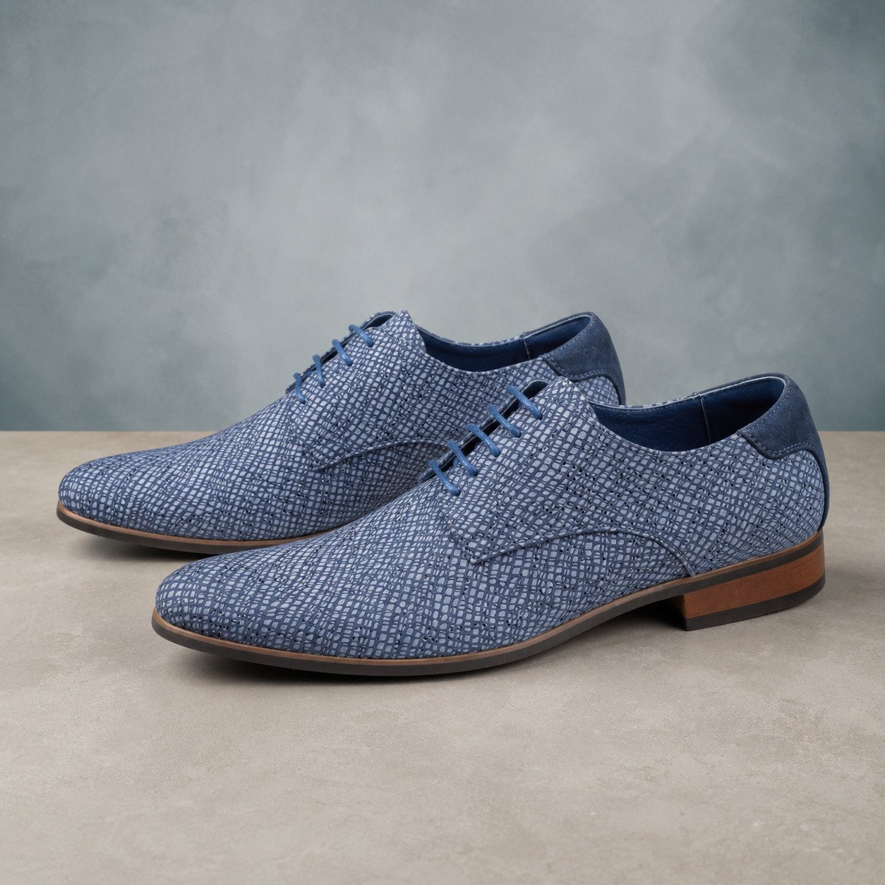 Lagoon Grid Lureaux - Handgemaakte Nette Schoenen Voor Heren