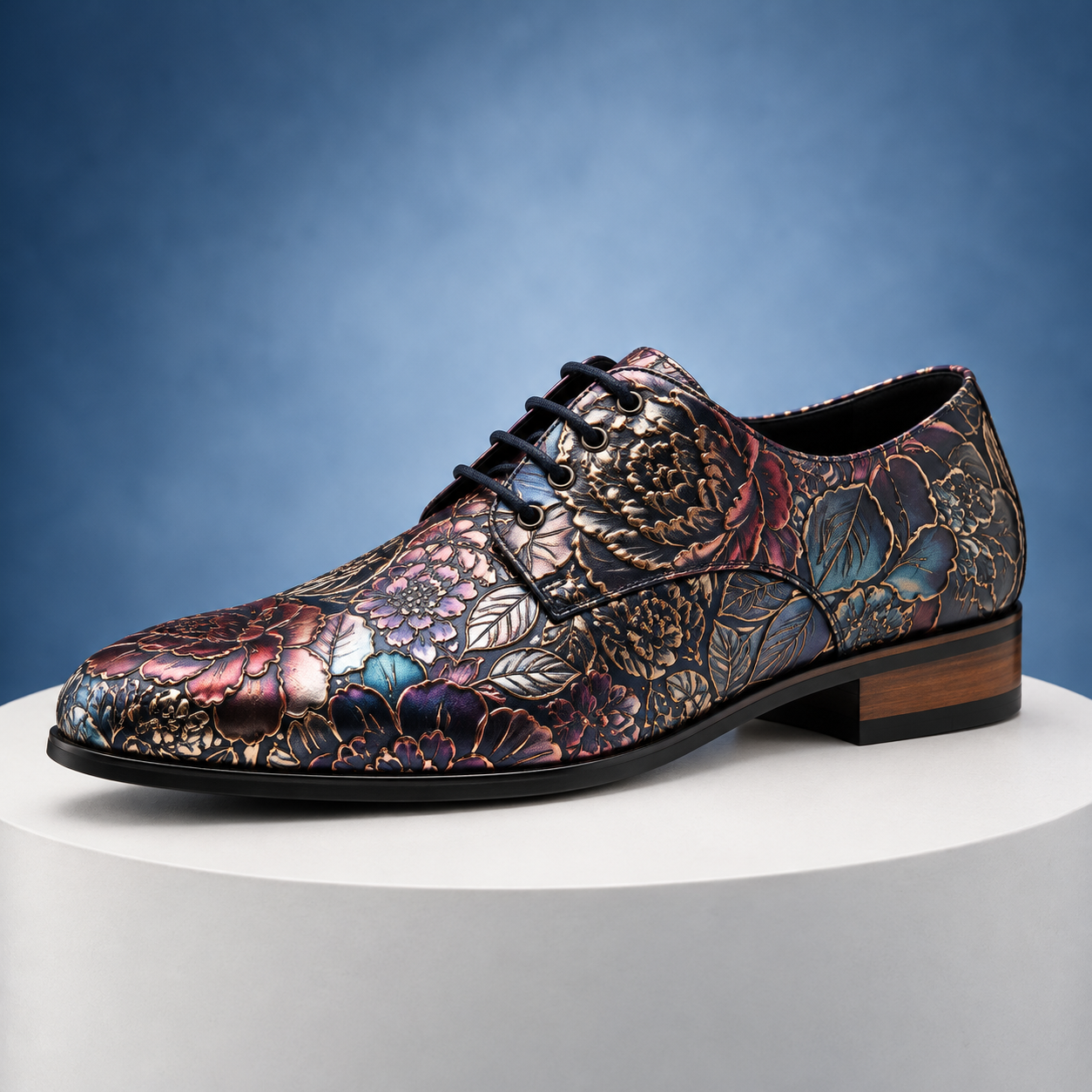 Midnight Botanica - MADE-TO-ORDER Lureaux - Handgemaakte Nette Schoenen Voor Heren