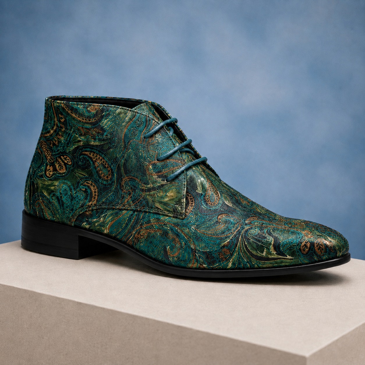 Moss Mirage High Lureaux - Handgemaakte Nette Schoenen Voor Heren