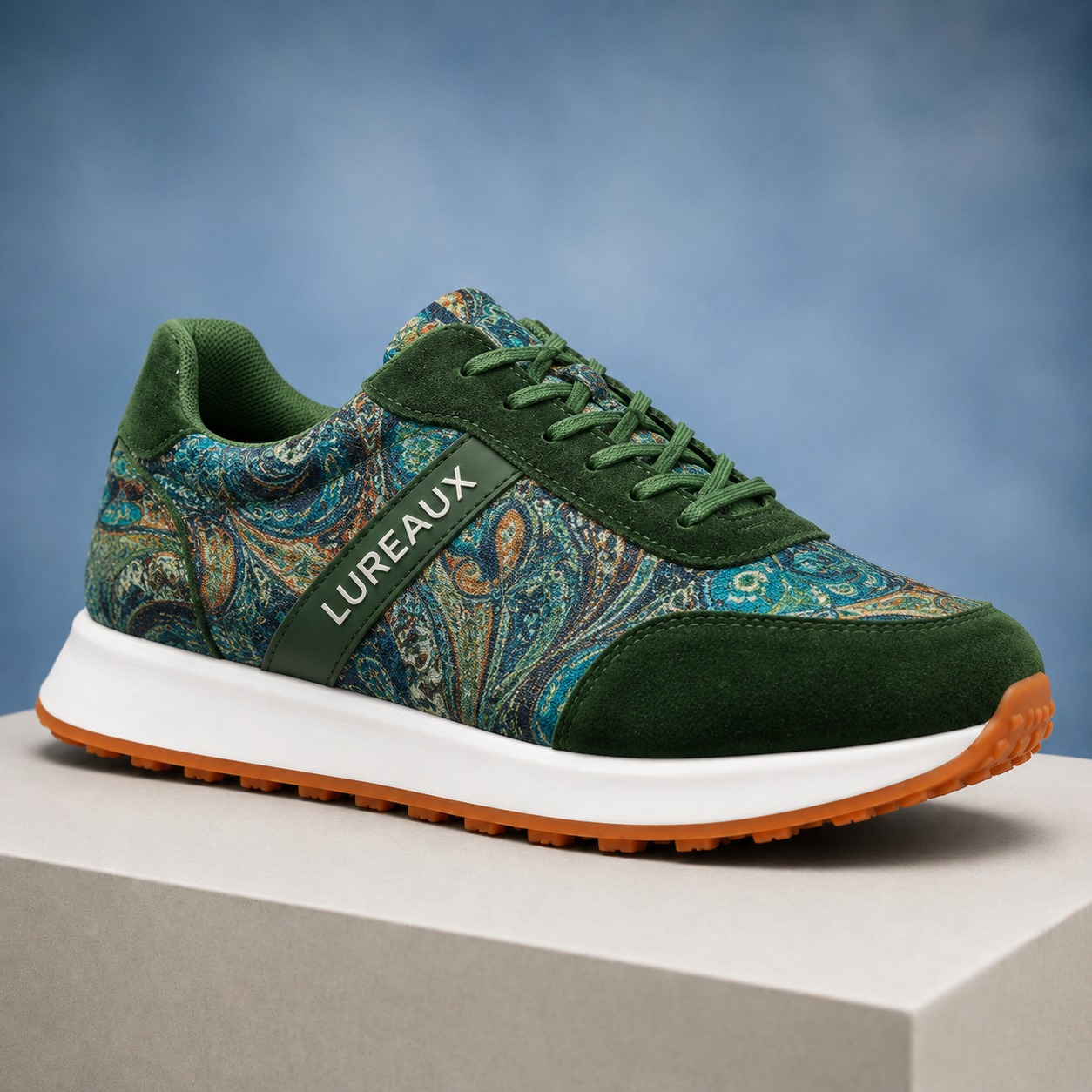 Moss Mirage Runner Lureaux - Handgemaakte Nette Schoenen Voor Heren