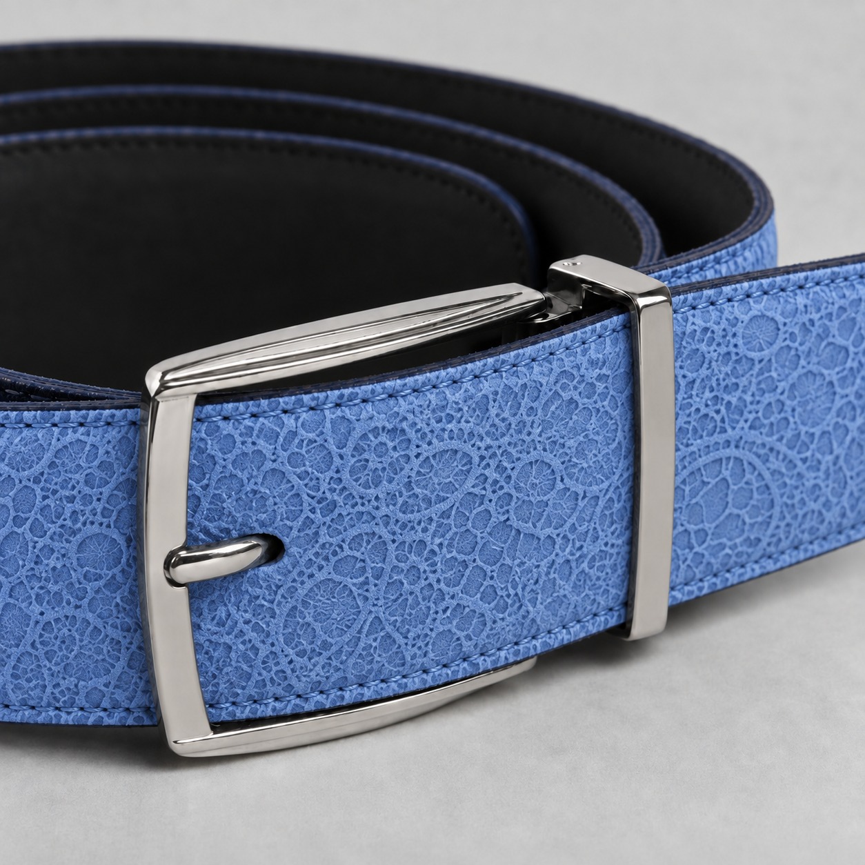 Lureaux Navy Romance (Riem) - MADE-TO-ORDER  - Nette Riemen Voor Heren