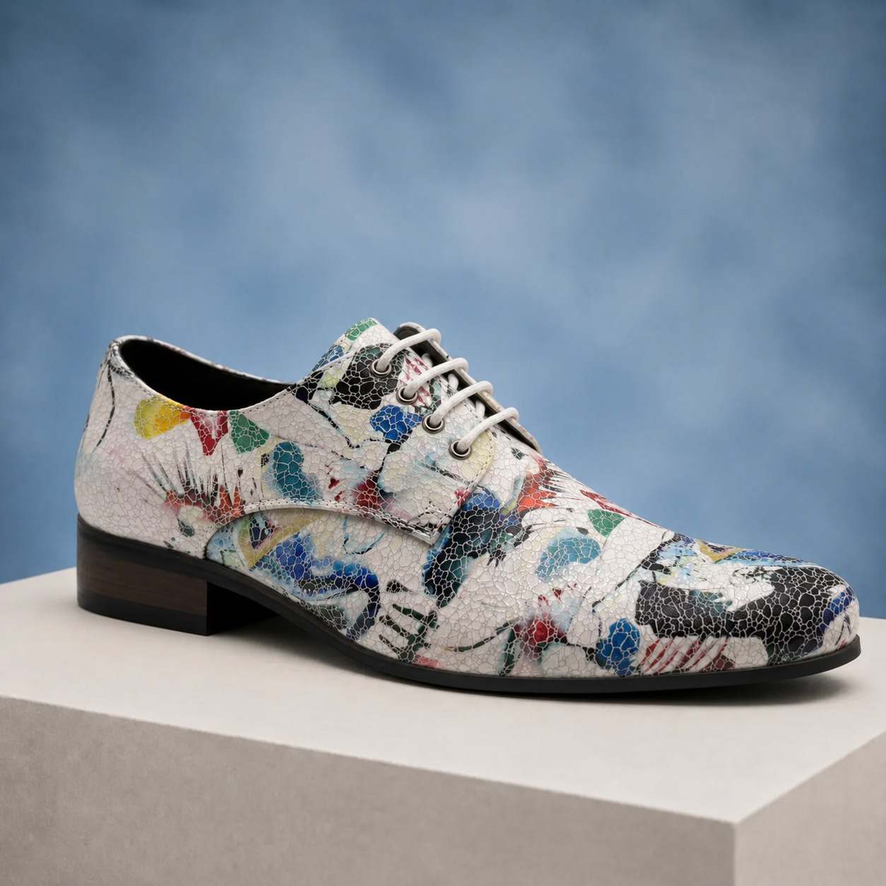 Painted Mosaic - MADE-TO-ORDER Lureaux - Handgemaakte Nette Schoenen Voor Heren