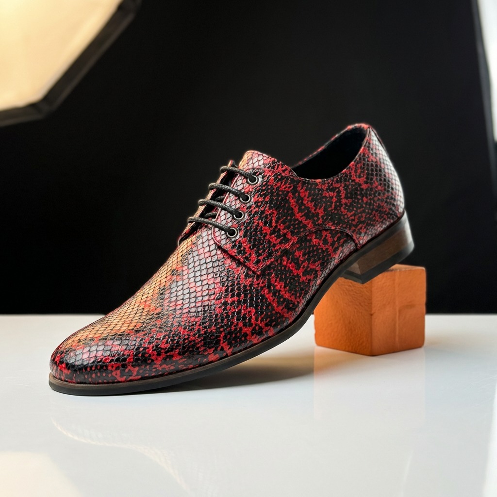 Python Flame Lureaux - Handgemaakte Nette Schoenen Voor Heren