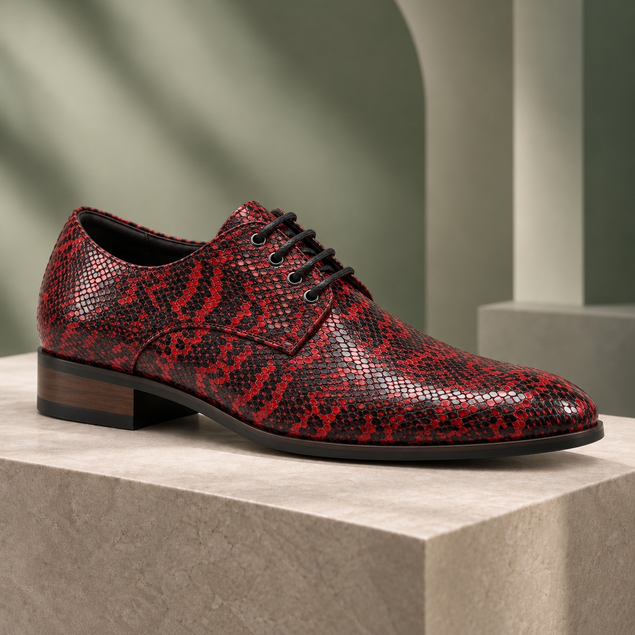 Python Flame Lureaux - Handgemaakte Nette Schoenen Voor Heren