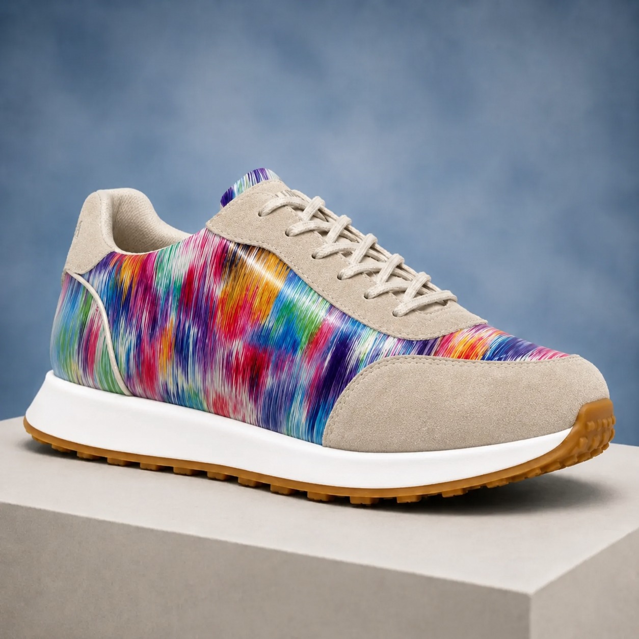 Rainbow Colora Runners - MADE-TO-ORDER Lureaux - Handgemaakte Nette Schoenen Voor Heren