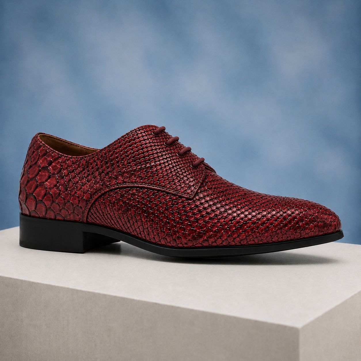 Red Serpent - MADE-TO-ORDER Lureaux - Handgemaakte Nette Schoenen Voor Heren