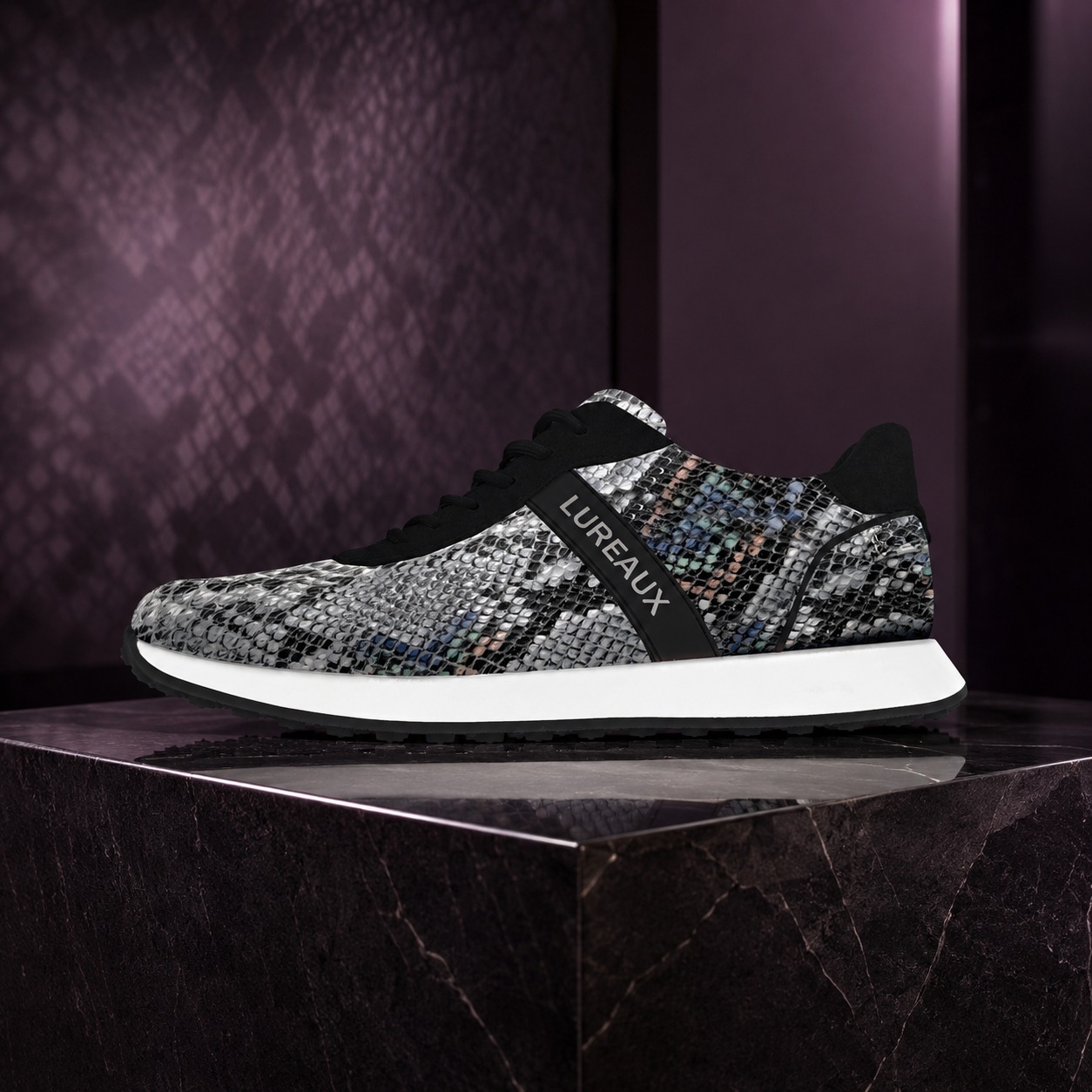 Santino Snake Runners Lureaux - Handgemaakte Nette Schoenen Voor Heren