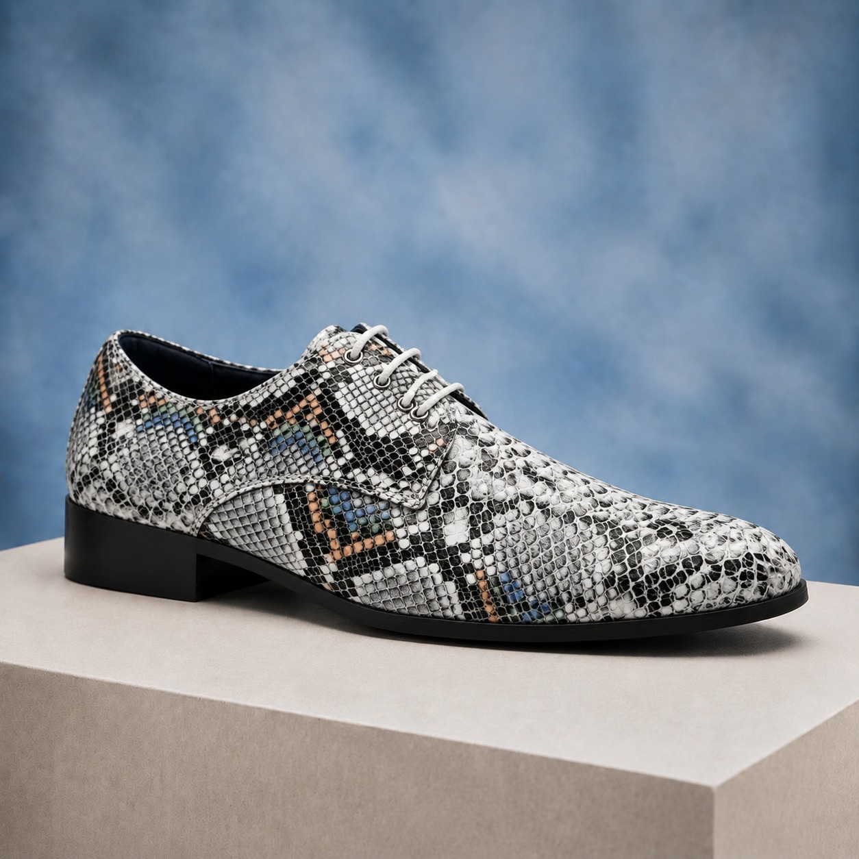 Santino Snake Lureaux - Handgemaakte Nette Schoenen Voor Heren