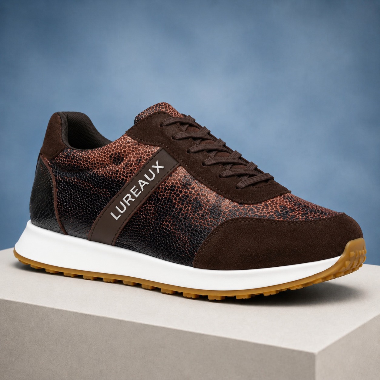 Savanna Scale Runner Lureaux - Handgemaakte Nette Schoenen Voor Heren