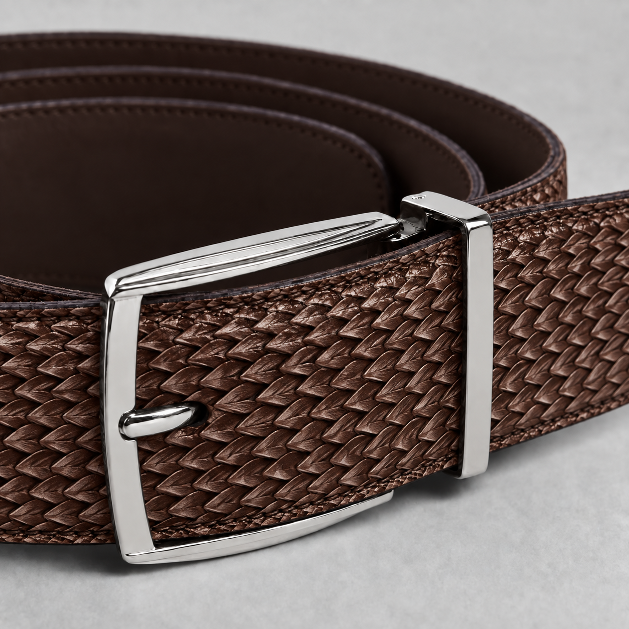 Lureaux Serpento Brown (Riem) - PRE-ORDER  - Nette Riemen Voor Heren