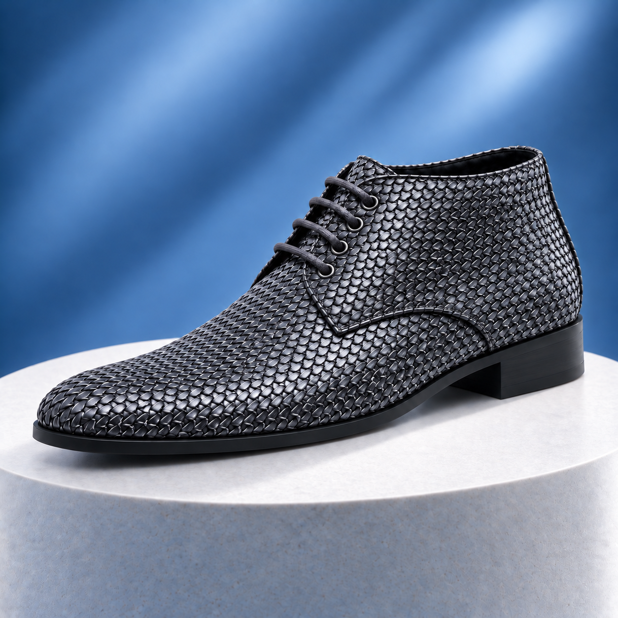 Serpento Grey High - PRE ORDER - Lureaux - Nette Kleurrijke Schoenen Met - Of Zonder - Print - Heren