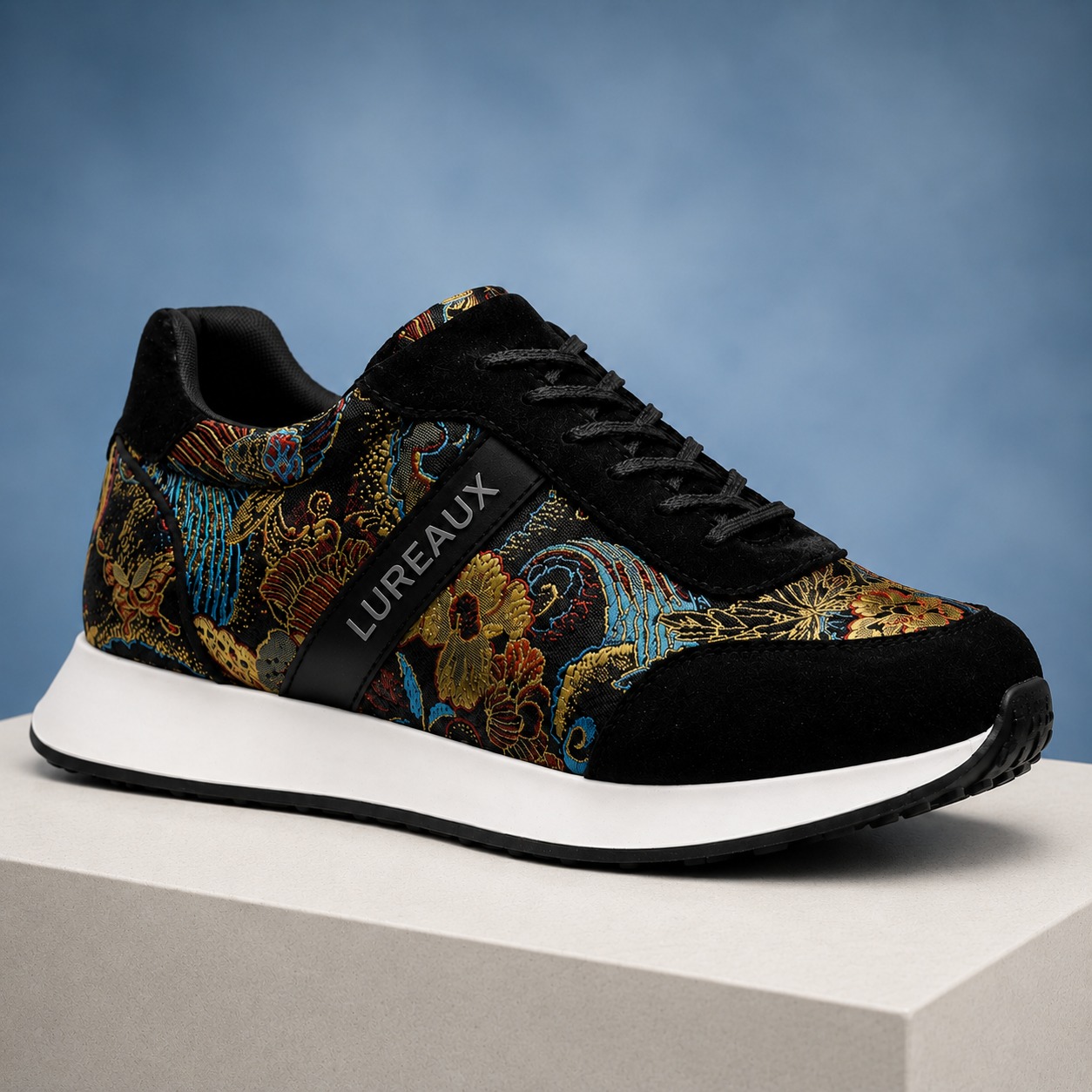 Shiny Shadow Runner Lureaux - Handgemaakte Nette Schoenen Voor Heren