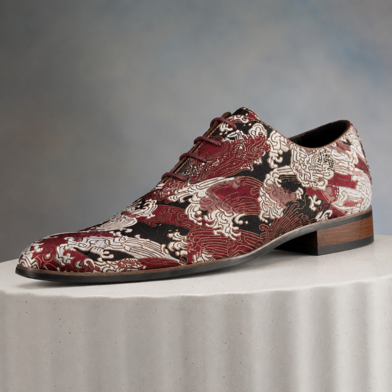 Silent Red Tsunami Lureaux - Handgemaakte Nette Schoenen Voor Heren