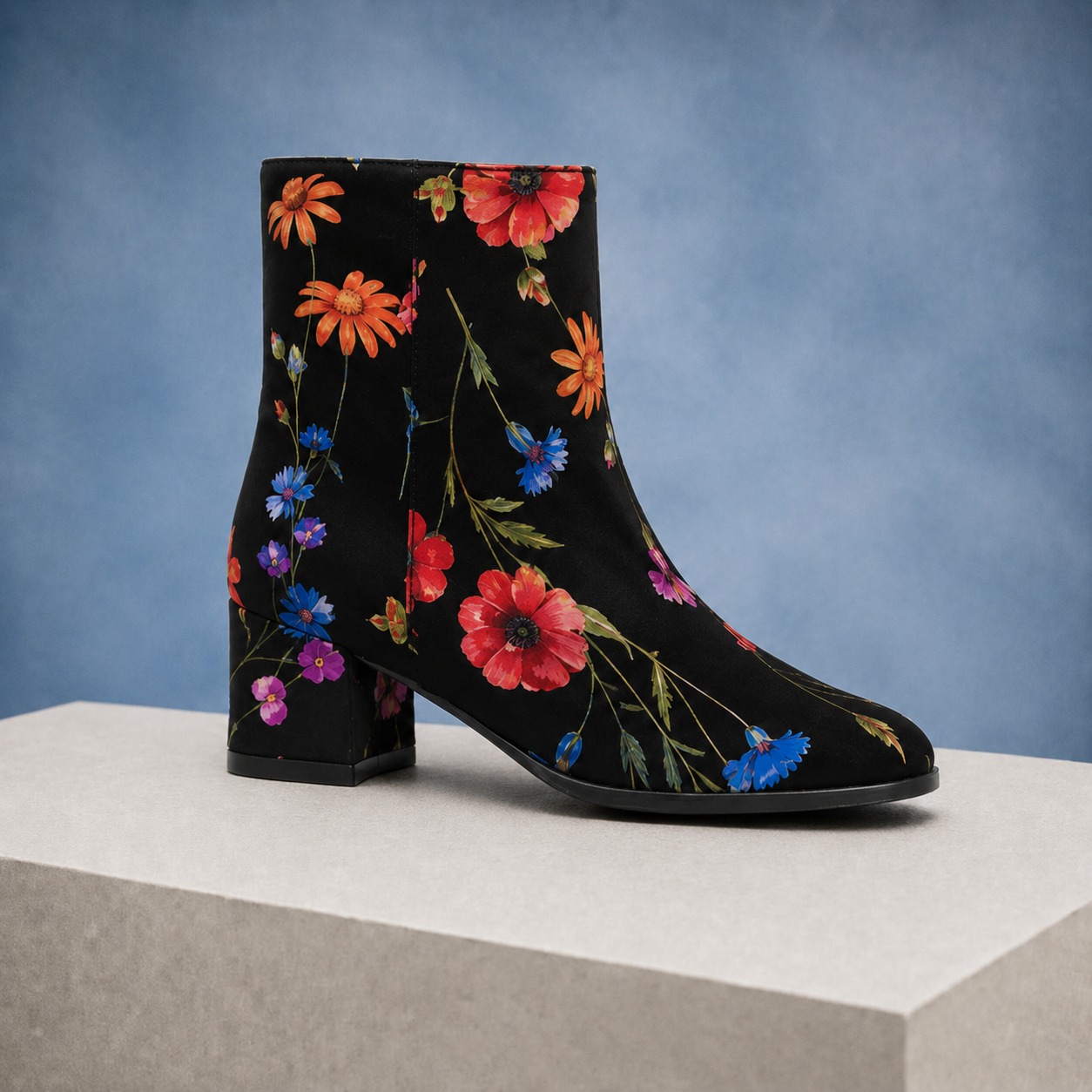 Velour Flora Lady Boot Lureaux - Handgemaakte Nette Schoenen Voor Heren