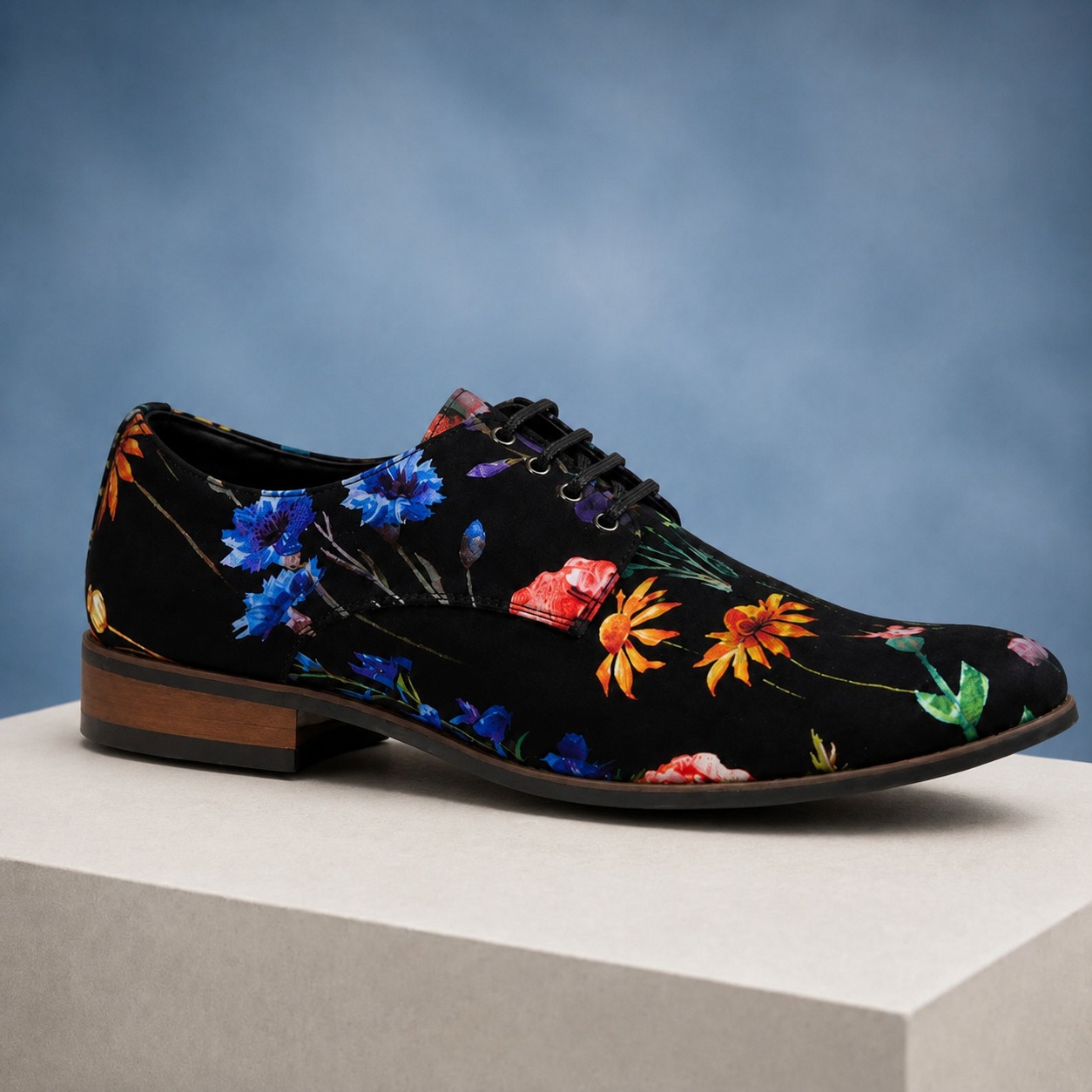 Velour Flora Lureaux - Handgemaakte Nette Schoenen Voor Heren