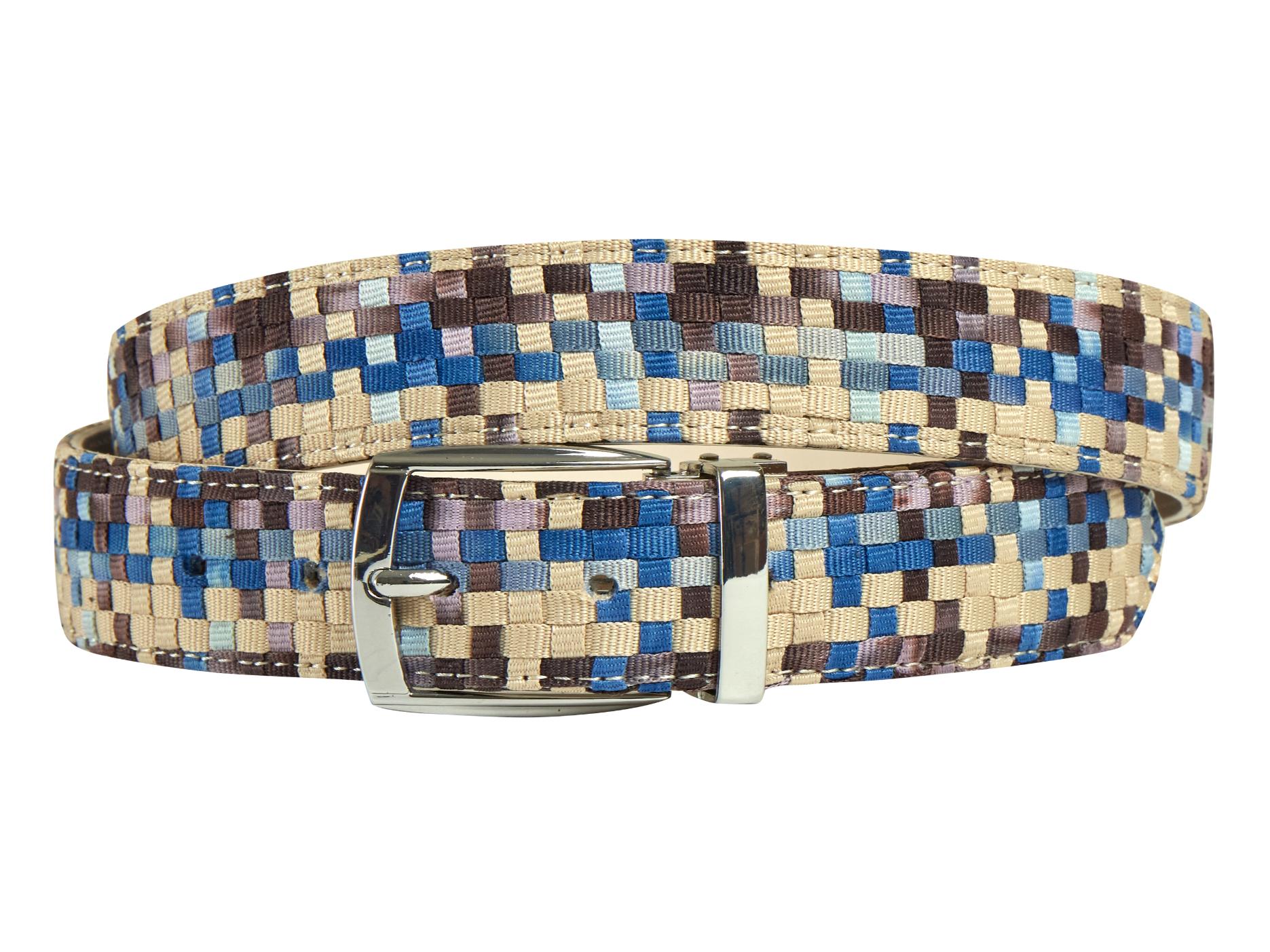 Weavy Blue (Riem) - PRE-ORDER Lureaux - Nette Riemen Voor Heren