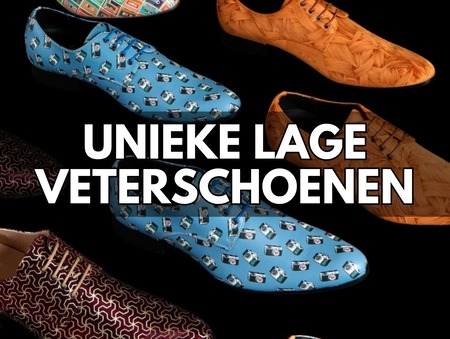 Lureaux Unieke Lage Veterschoenen